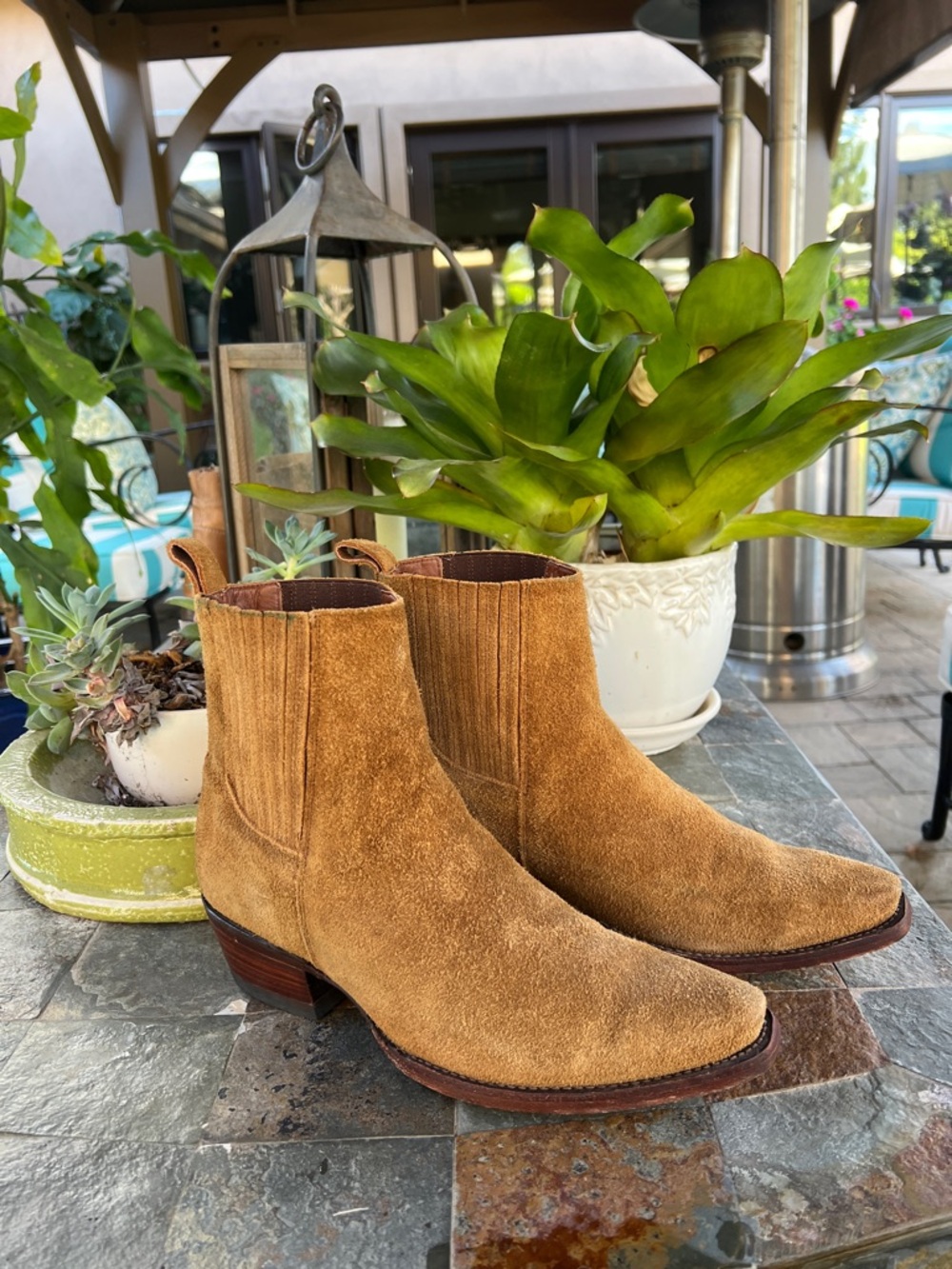 Tecovas Piper suede bootie 8 / 8.5 - Picture 4 of 10